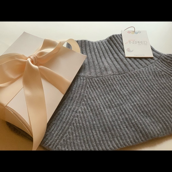 Neck warmer, knit collar for baby toddler. 100% merino wool superfine organic - Picture 6 of 10